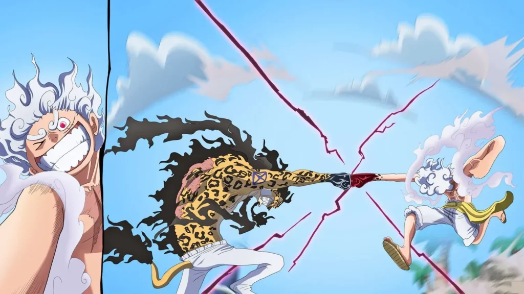 Luffy vs Rob Lucci