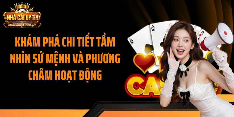 Khám phá chi tiết tầm nhìn sứ mệnh và phương châm hoạt động